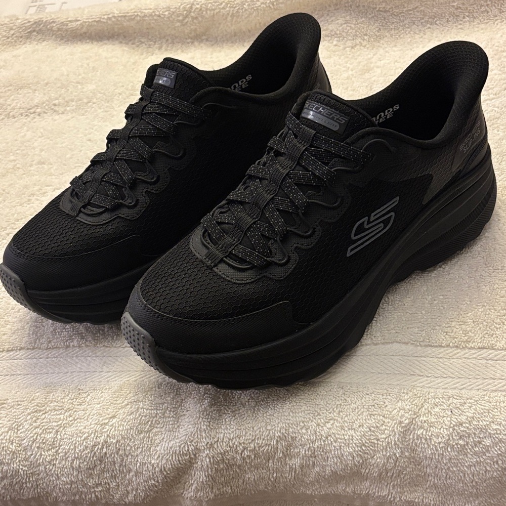 Skechers All-Black Performance Sneakers